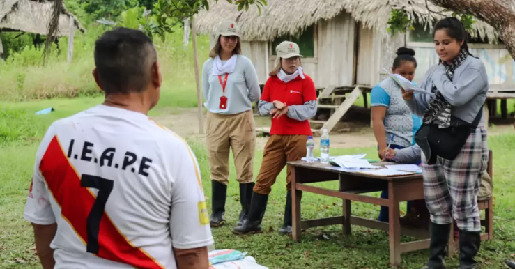 Entrega de ayuda humanitaria